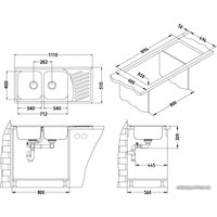 Кухонная мойка Alveus Elegant 70