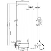 Душевая система  Wisent WP735-003-2