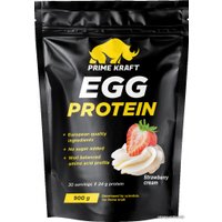 Протеин яичный Prime Kraft EGG Protein (900г, клубника/сливки)