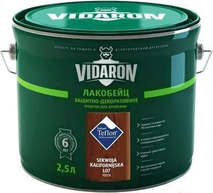 

Лак Vidaron Лакобейц L07 2.5 л (калифорнийская секвойя)