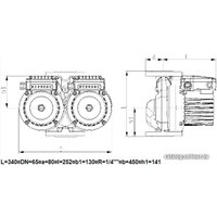 Циркуляционный насос IMP Pumps GHNDbasic II 65-120F