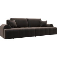 Диван Лига диванов Лига-080 131118 (велюр Seven 727 коричневый)