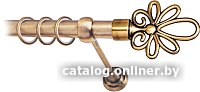 Карниз для штор Lm Decor Астра 170 1р гладкий (антик, 2м)