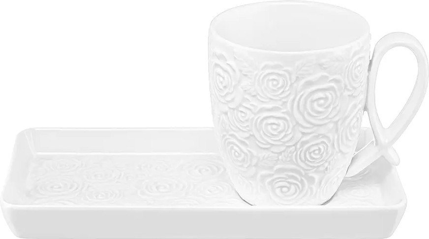 

Чашка с блюдцем Elan Gallery Розы 540937