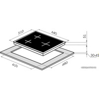 Варочная панель MAUNFELD EGHS.43.33CS/G