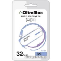 USB Flash OltraMax 220 32GB (фиолетовый) [OM-32GB-220-Violet]