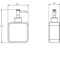 Набор аксессуаров для ванной Lauter 21BPO64B + 21BPO64A (2 предмета)