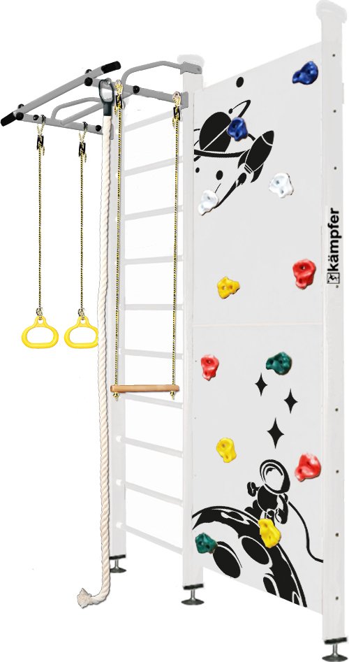 

Детский спортивный комплекс Kampfer Jungle Ceiling Boy (стандарт, жемчужный/белый антик)