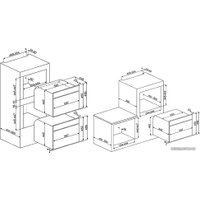 Электрический духовой шкаф Smeg SF4750VCPO1