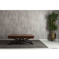 Стол-трансформер Levmar Cross D44/S53 (миланский орех/черный)