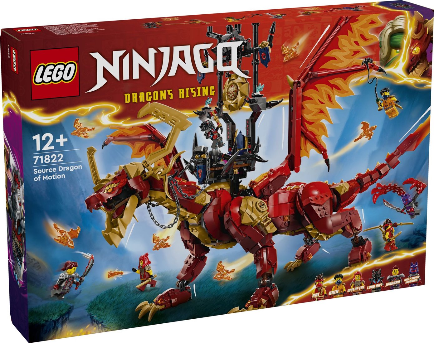 Конструктор LEGO Ninjago 71822 Исходный дракон движения