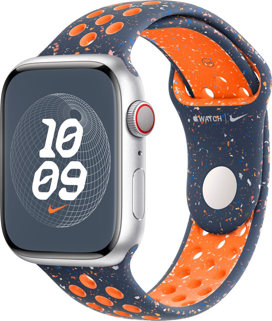 

Ремешок Apple Nike Sport Band MUV93 (45 мм, синее пламя, размер M/L)
