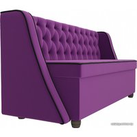 Диван Лига диванов Лофт 104556 (микровельвет, фиолетовый)