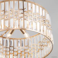 Подвесная люстра Евросвет Lory 10125/5 (золото-прозрачный хрусталь)