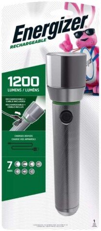 

Фонарь Energizer Vision HD Rechargeable Metal Flashlight with Digital Focus ENPMHRL7