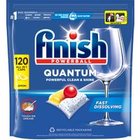 Капсулы для посудомоечной машины Finish Powerball Quantum All in 1 Lemon (120 шт) в Гомеле