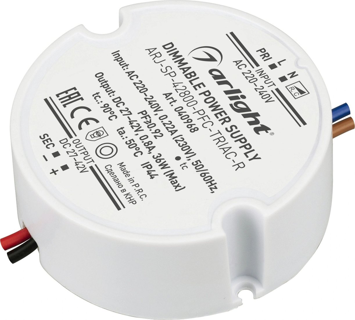 

Блок питания Arlight ARJ-SP-42800-PFC-TRIAC-R 040968