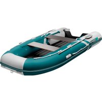 Моторно-килевая лодка Gladiator E420S (морской зеленый-белый)