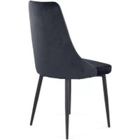 Стул UTFC С-67 Сиена 4К BL Velutto 20 (черный)