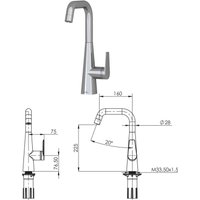 Смеситель Teska Teco E4206 (хром)