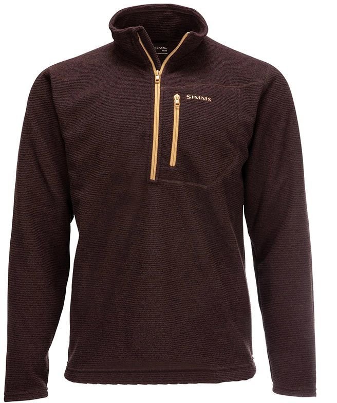 

Джемпер Simms Rivershed Sweater Quarter Zip '20 (XL, коричневый)