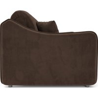 Диван Мебель-АРС аккордеон Давос НПБ 140x200 см M2-113-7 (велюр молочный шоколад НВ-178/13) в Гомеле