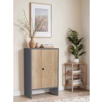 Тумба Mio Tesoro Мини 1 дверь 2.07.03.090.13 (серый/сонома)