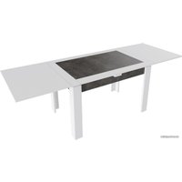 Кухонный стол Трия Хьюстон тип 4 (белый/ателье темный)