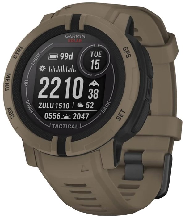 

Умные часы Garmin Instinct 2 Solar Tactical Edition (коричневый)