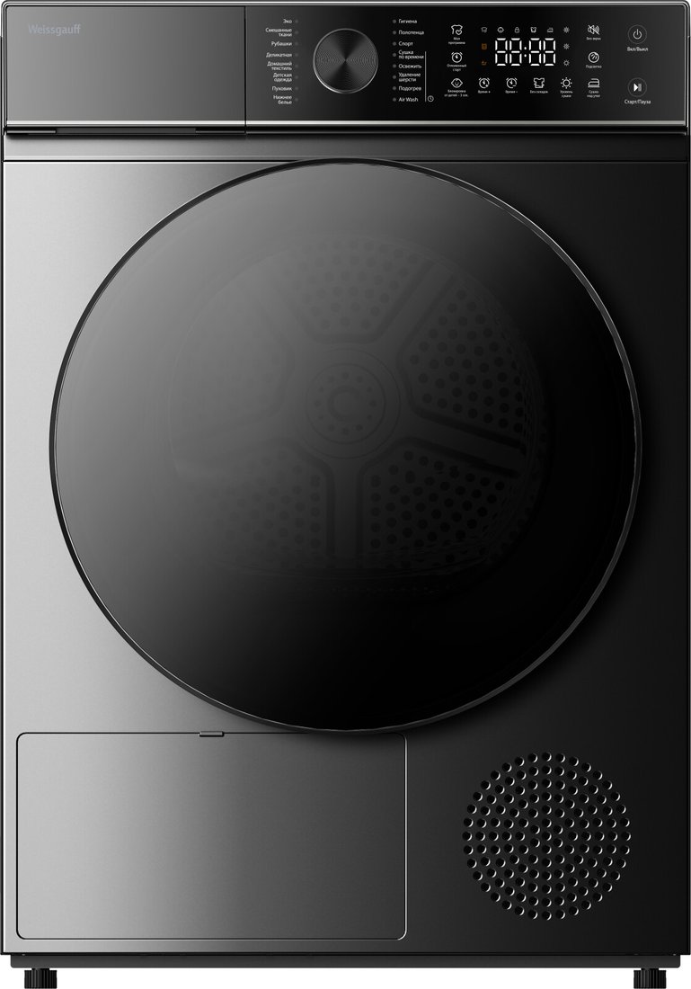

Сушильная машина Weissgauff WD 5910 Heat Pump Deep Grey
