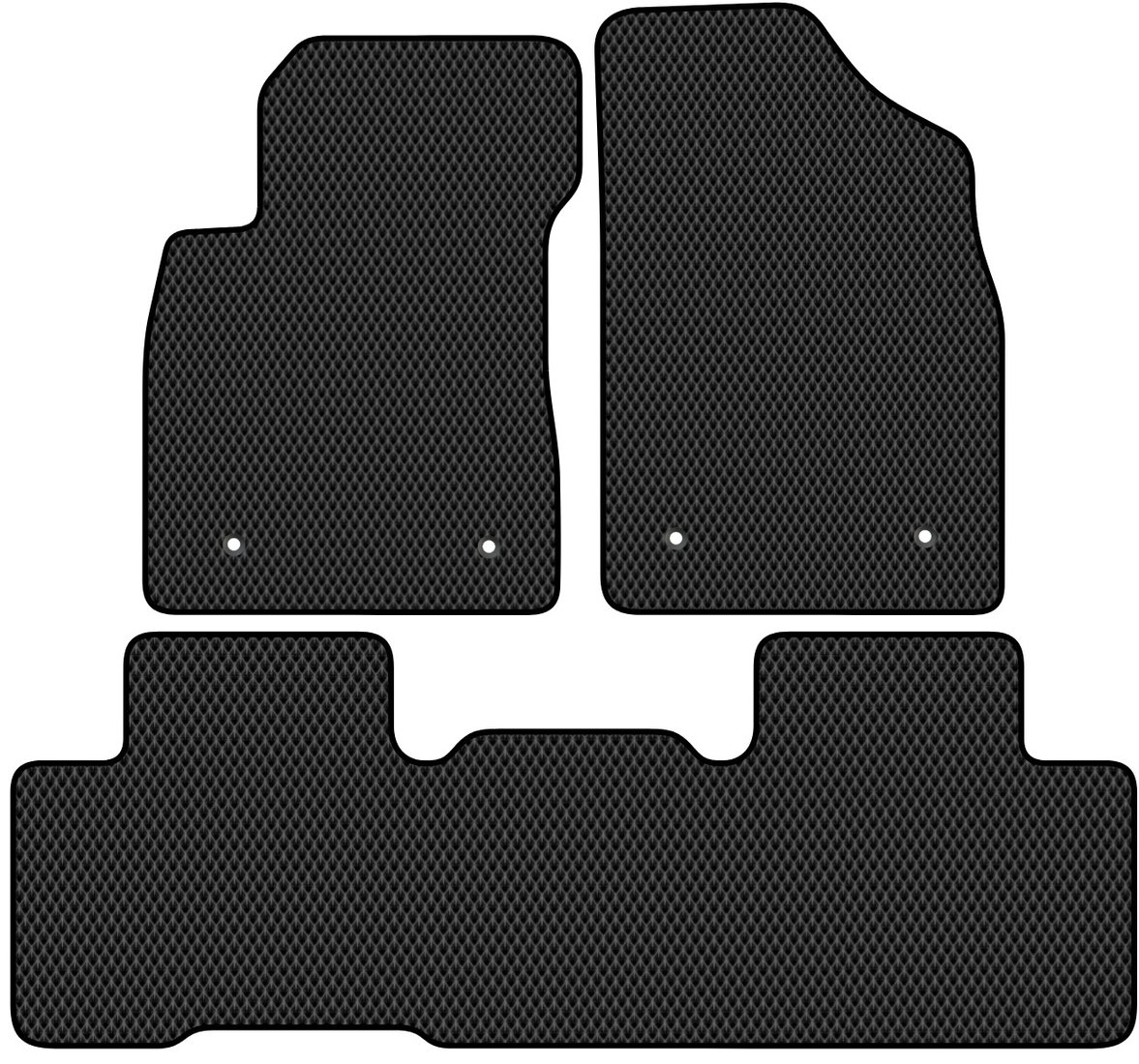 

Комплект ковриков для авто Alicosta Geely Emgrand X7 (suv) 2013 - Н.В. (черный, ромб)