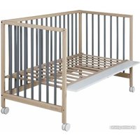 Классическая детская кроватка Micuna Mountain 60x120 (waterwood/night grey)