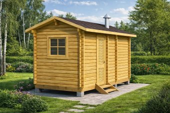 Русская баня Woods Мини 6 метров