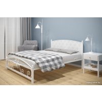 Кровать Князев Мебель Бали 160x200 БИ.160.200.Б (белый муар)
