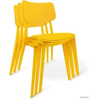 Стул Sheffilton SHT-S110-P (желтый/желтый)
