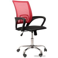 Офисное кресло King Style 695 CH PMK 001.225 (DMS, красный/черный)
