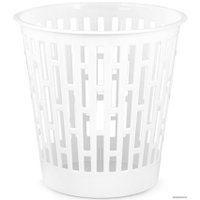 Корзина для бумаг Альтернатива Матрица М8214 9 л (белый)