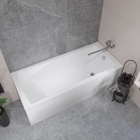 Ванна Lauter Aurora 170x70 21010070 (с ножками и сифоном 21Y32000 хром)