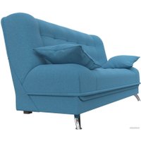 Диван Лига диванов Анна 121564 (рогожка Амур, голубой)