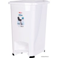 Мусорное ведро Эльфпласт Slim EP558 (15 л, белый)
