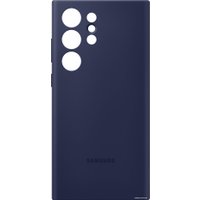 Чехол для телефона Samsung Silicone Case S23 Ultra (темно-синий)