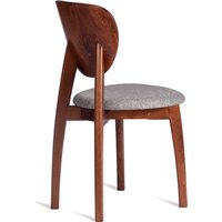 Стул TetChair Diamante мягкое сиденье (коричневый/серый)
