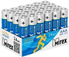 

Батарейка Mirex Ultra Alkaline AAA 24 шт LR03-B24