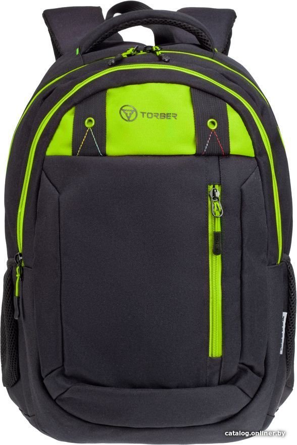 Школьный рюкзак Torber Class X T5220-22-BLK-GRN
