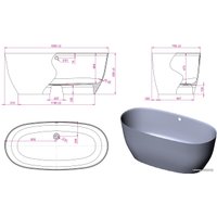 Ванна Astra-Form Атрия 160x75