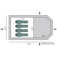 Кемпинговая палатка BTrace Osprey 4