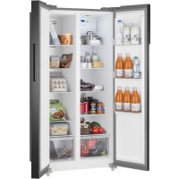 Холодильник side by side Weissgauff WSBS 500 Inverter NoFrost Bru Steel Glass