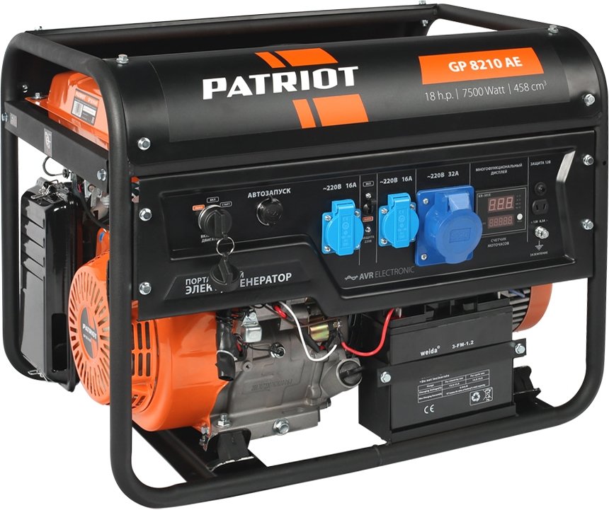 

Бензиновый генератор Patriot GP 8210AE