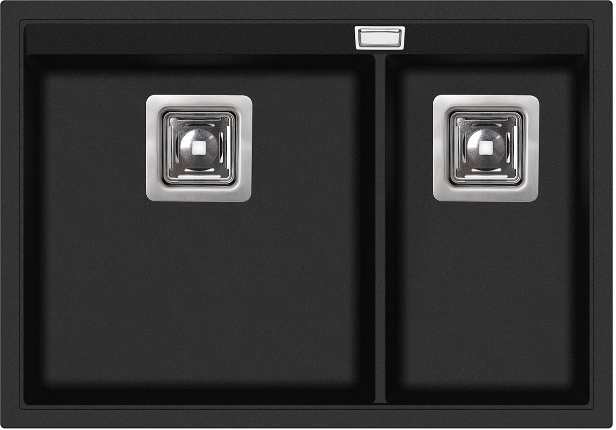 

Кухонная мойка Aquasanita Delicia SQD150AW (black metallic 601)