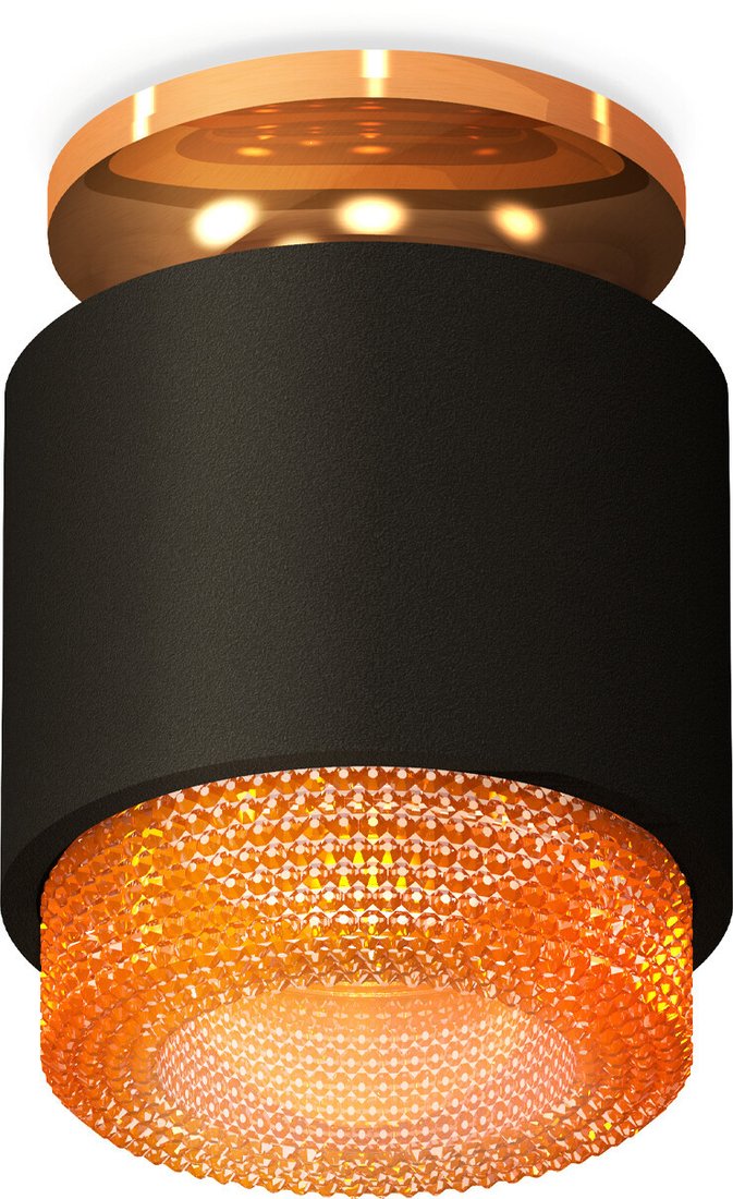 

Припотолочная люстра Ambrella light Techno spot XS7511122 SBK/PYG/CF
